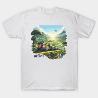 Train, Rail Melody T-Shirt